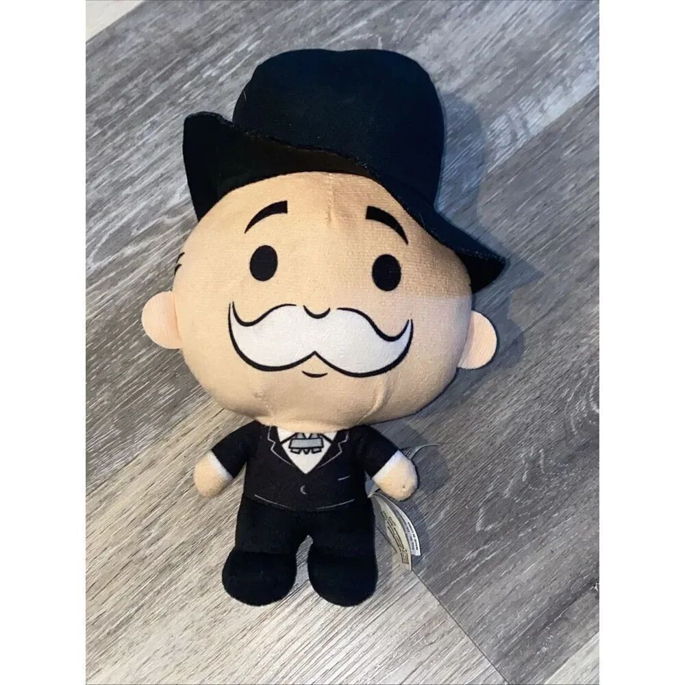 *Mr. Monopoly Uncle Pennybags Monopoly Man Plush 9" Stuffed Toy Doll Toy Factory